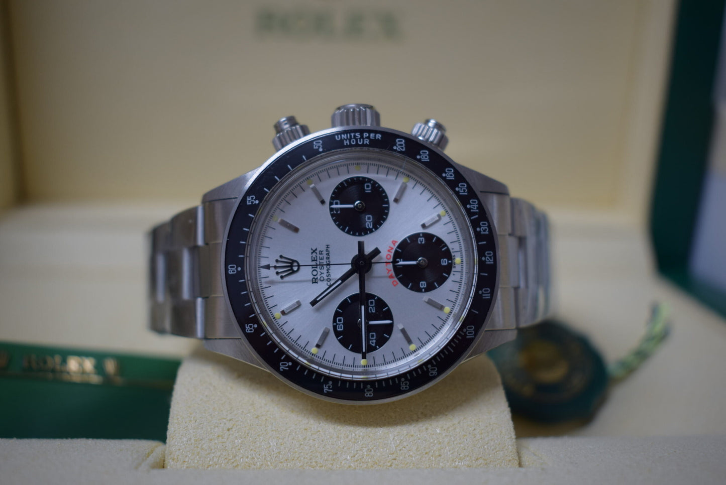 Daytona Paul Newman ref. 6263 Vintage argentee e blu