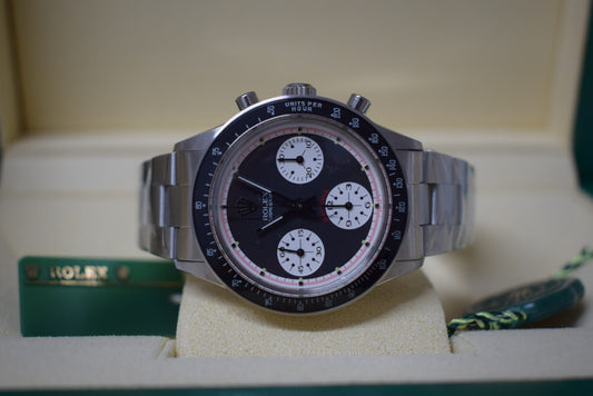 Daytona Paul Newman Vintage ref. 6240 acciaio black dial