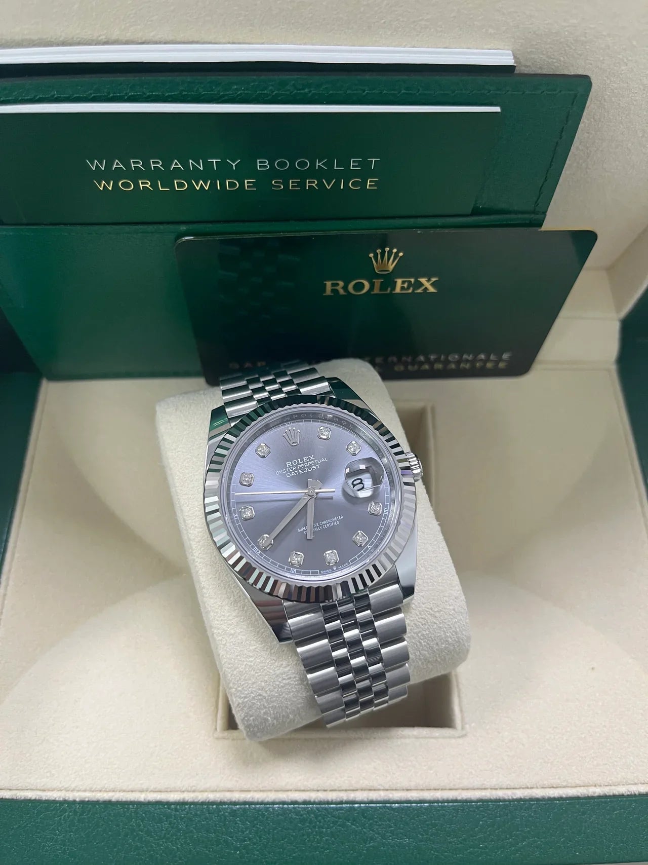 DateJust 41 mm Grigio