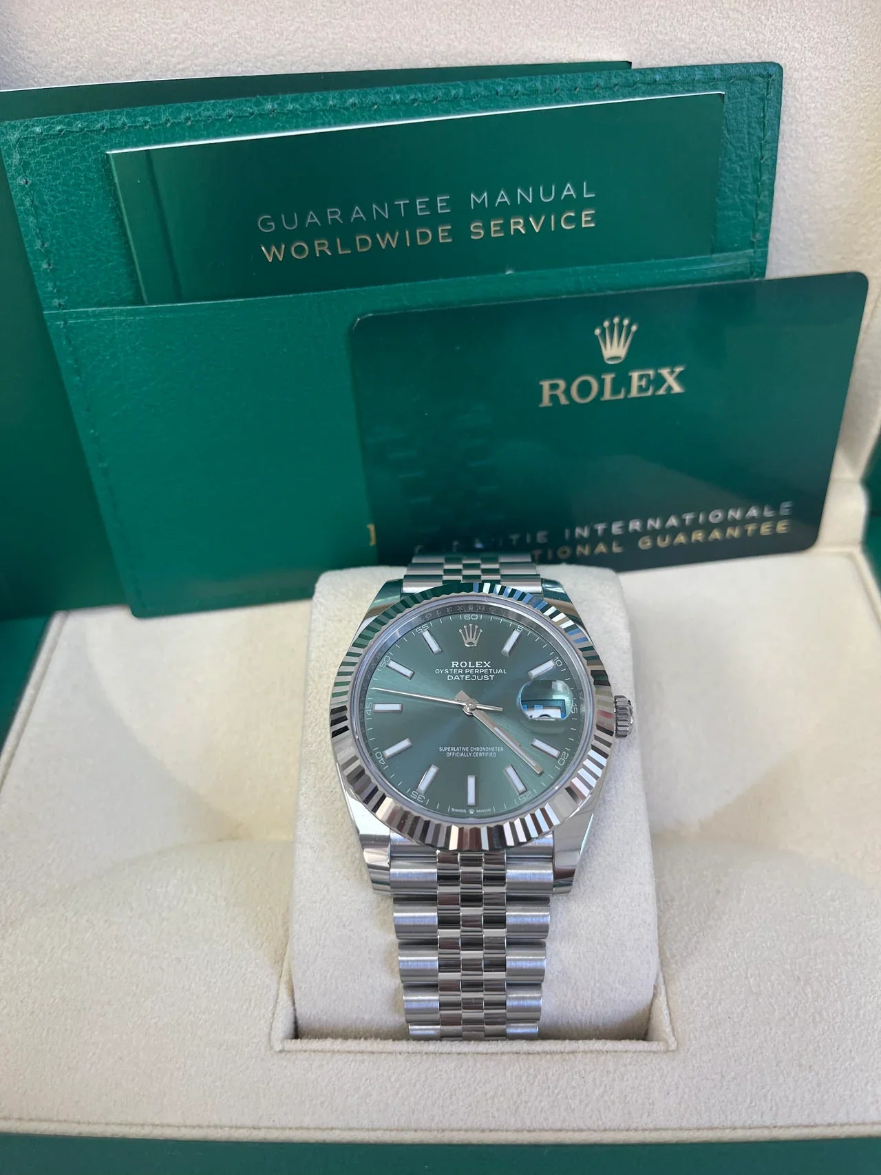 DateJust 41 mm Verde