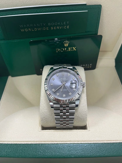 DateJust 41 mm Grigio