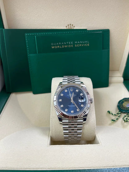 Datejust 41 mm Blu