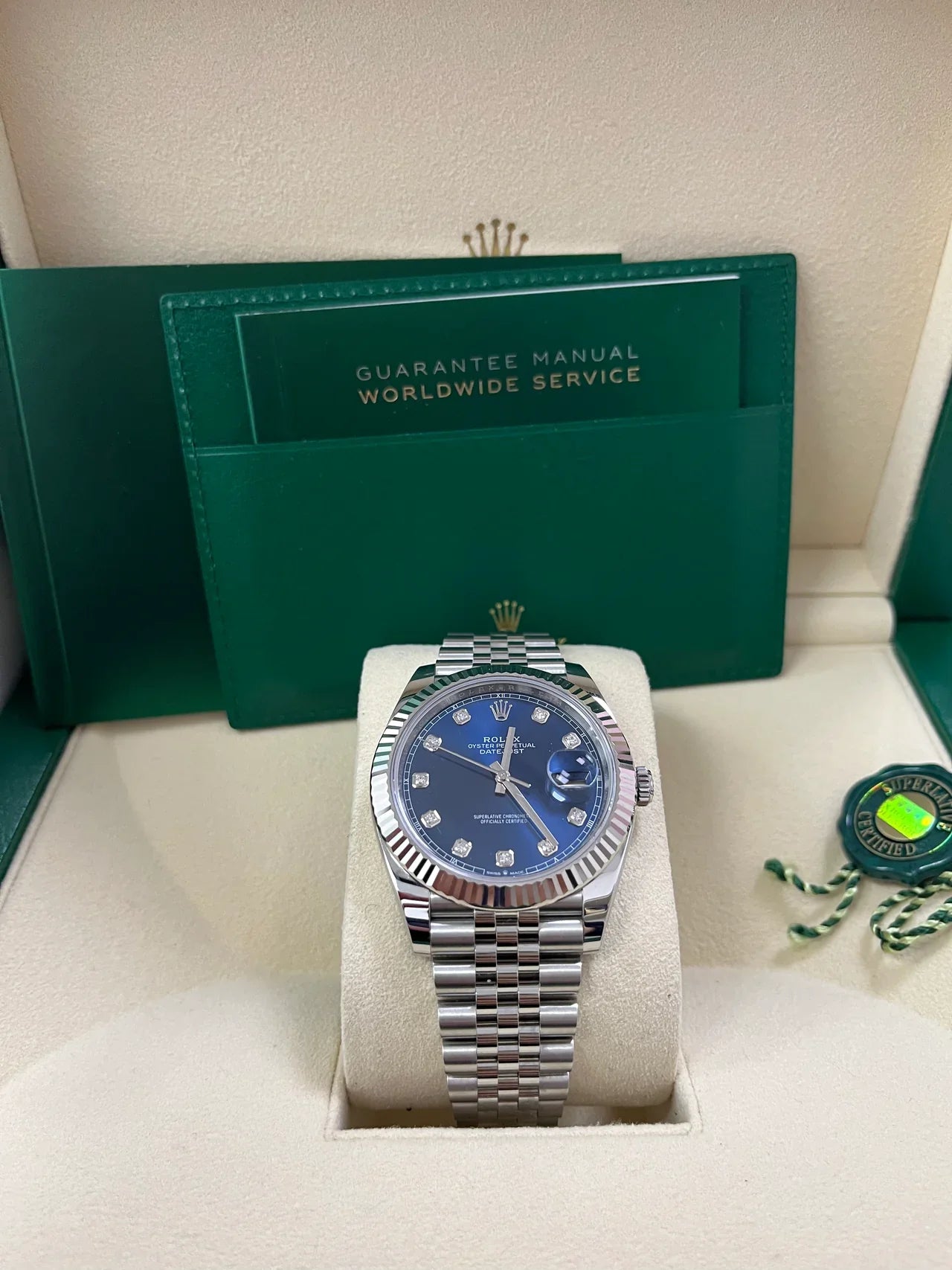 Datejust 41 mm Blu