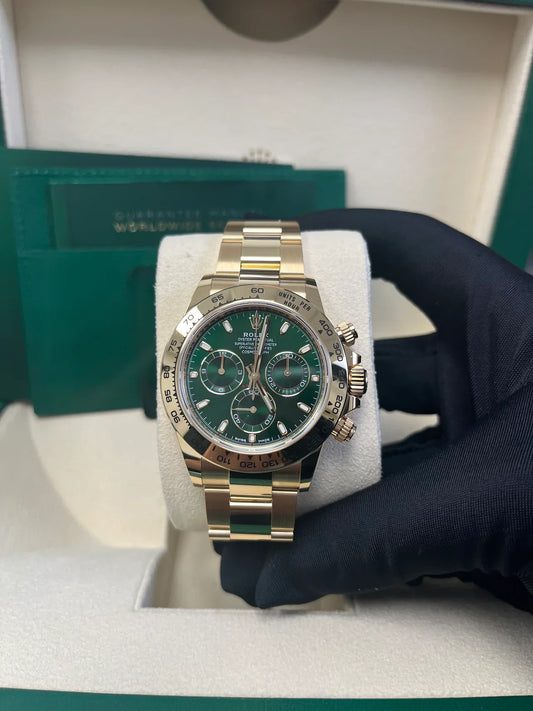 Daytona 40mm Oro Giallo-Verde