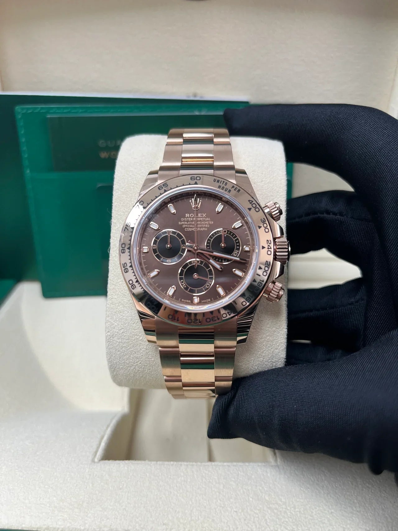 Daytona 40mm Oro Rosa Choccolate