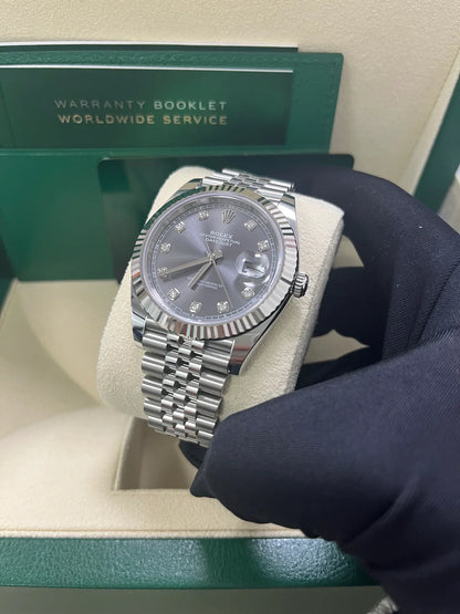 DateJust 41 mm Grigio