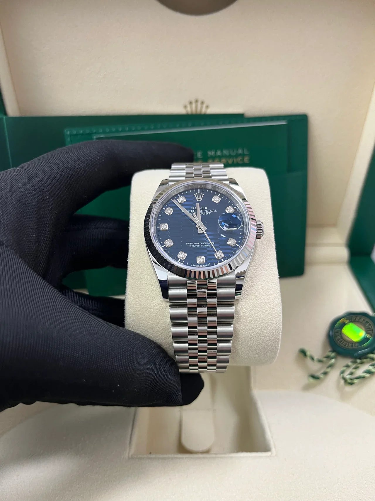 DateJust 36 mm Blu