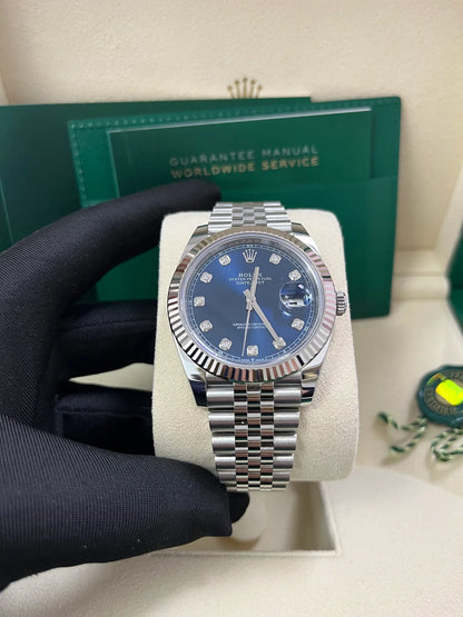 Datejust 41 mm Blu