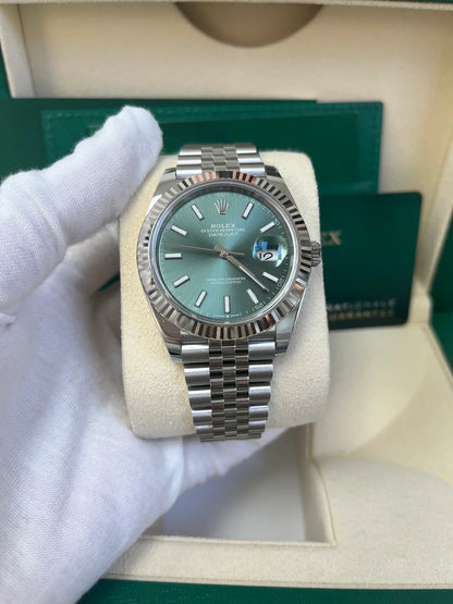 DateJust 41 mm Verde