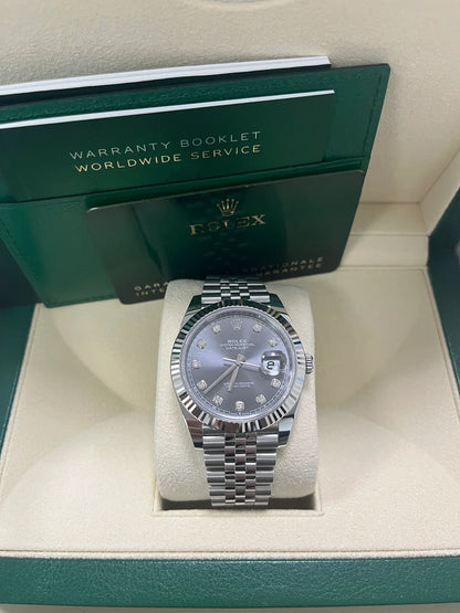 DateJust 41 mm Grigio