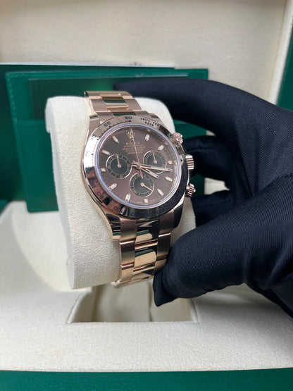 Daytona 40mm Oro Rosa Choccolate