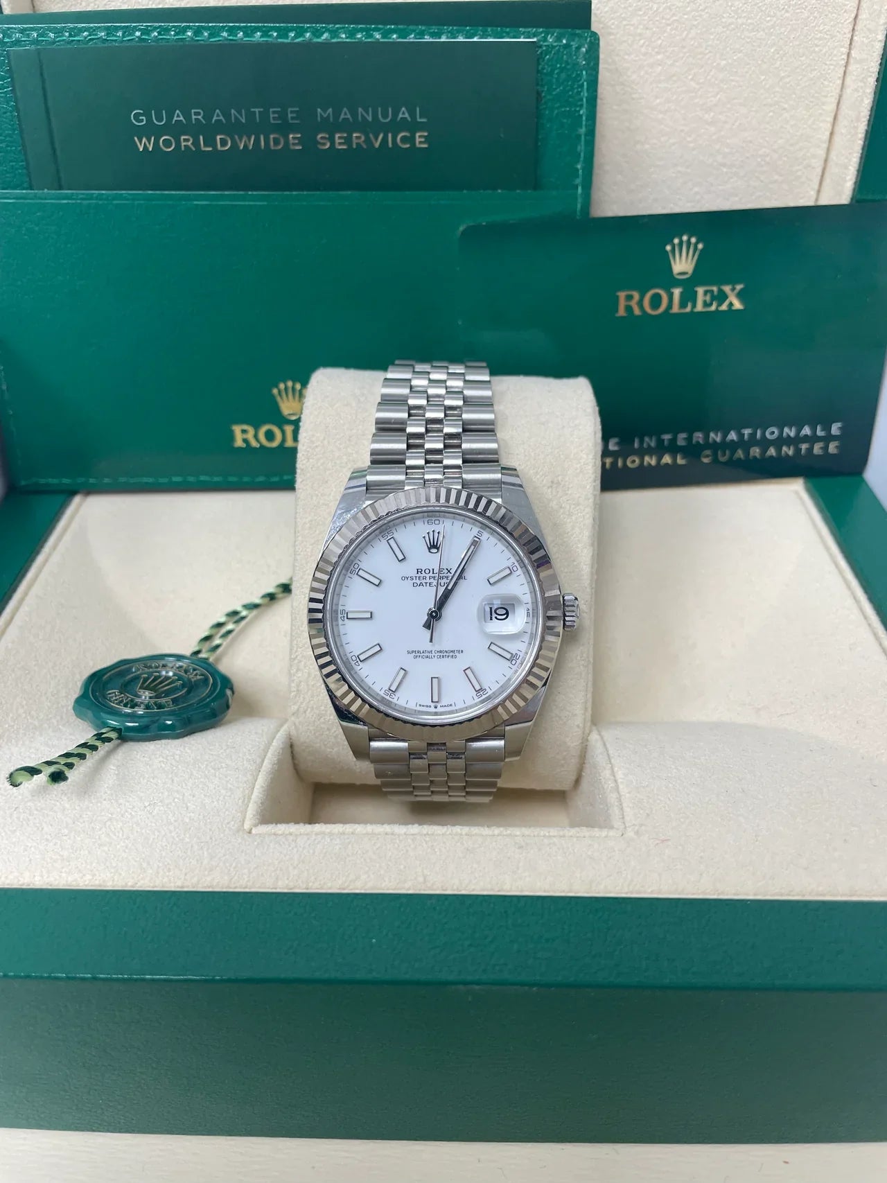 Datejust 41 mm Bianco