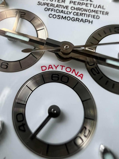 Daytona Acciaio-Bianco 40mm