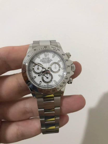 Daytona Acciaio-Bianco 40mm