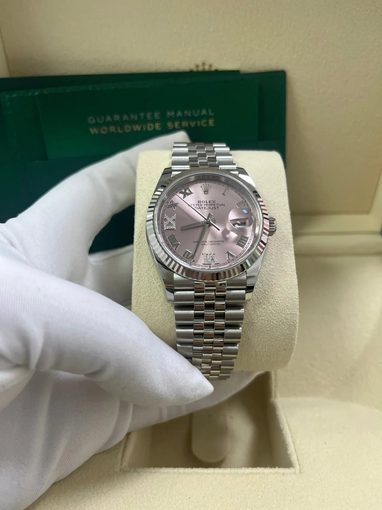 DateJust 36 mm Rosa