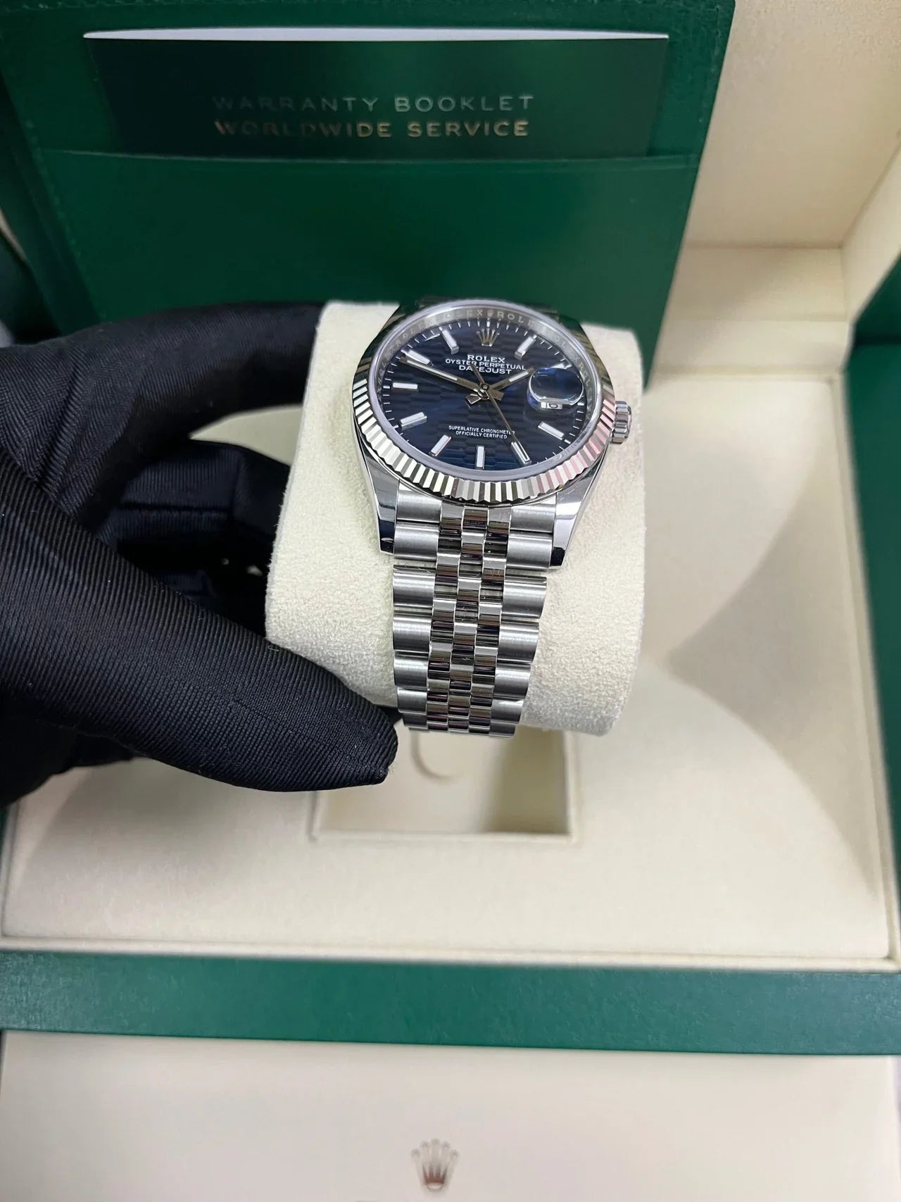 DateJust 41 mm Blu