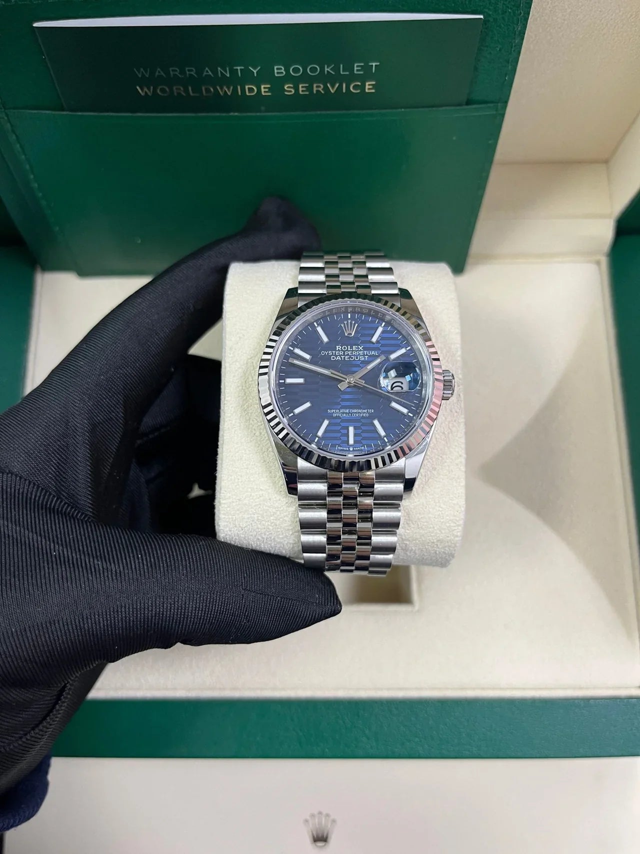 DateJust 41 mm Blu