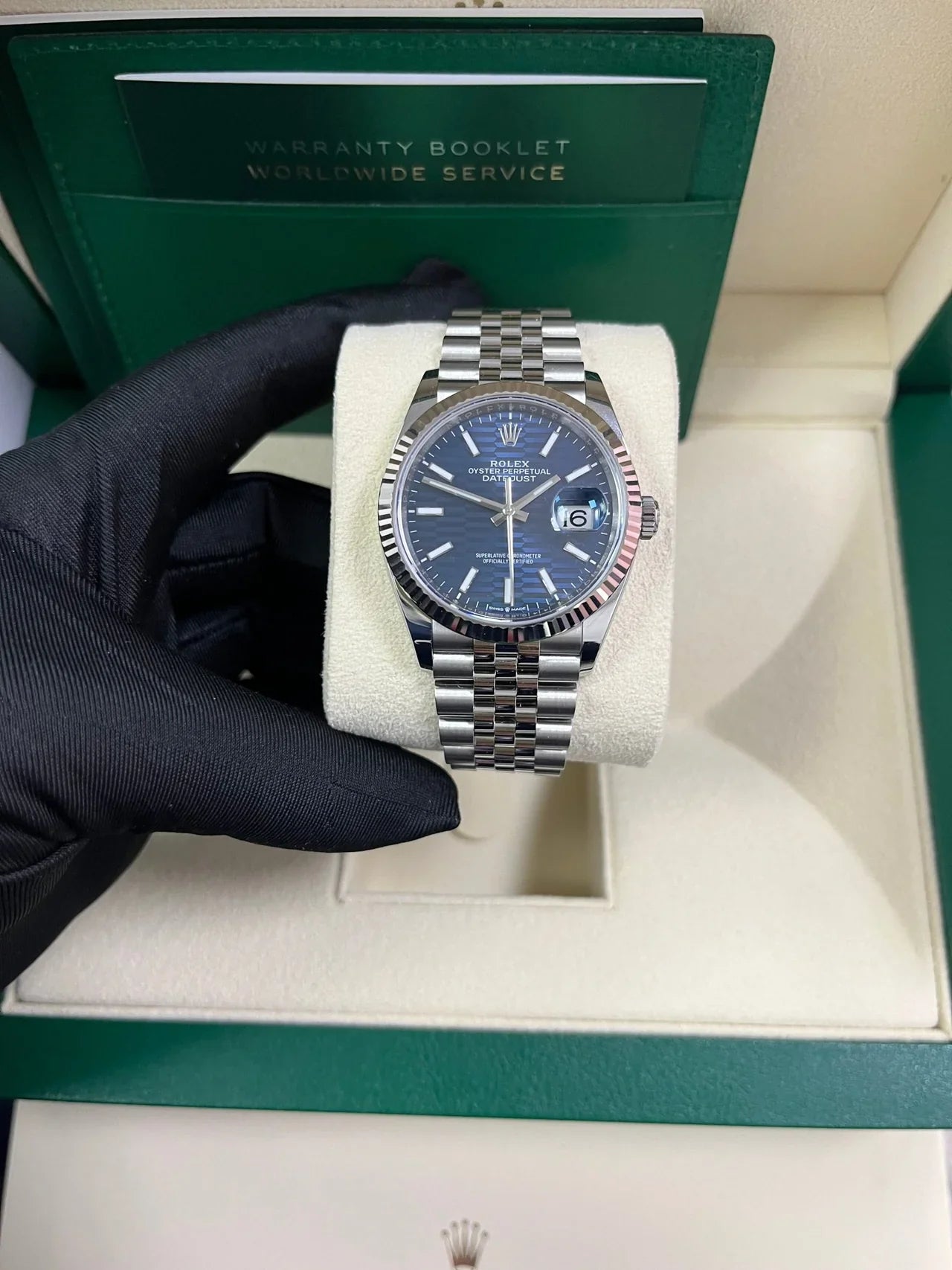 DateJust 41 mm Blu