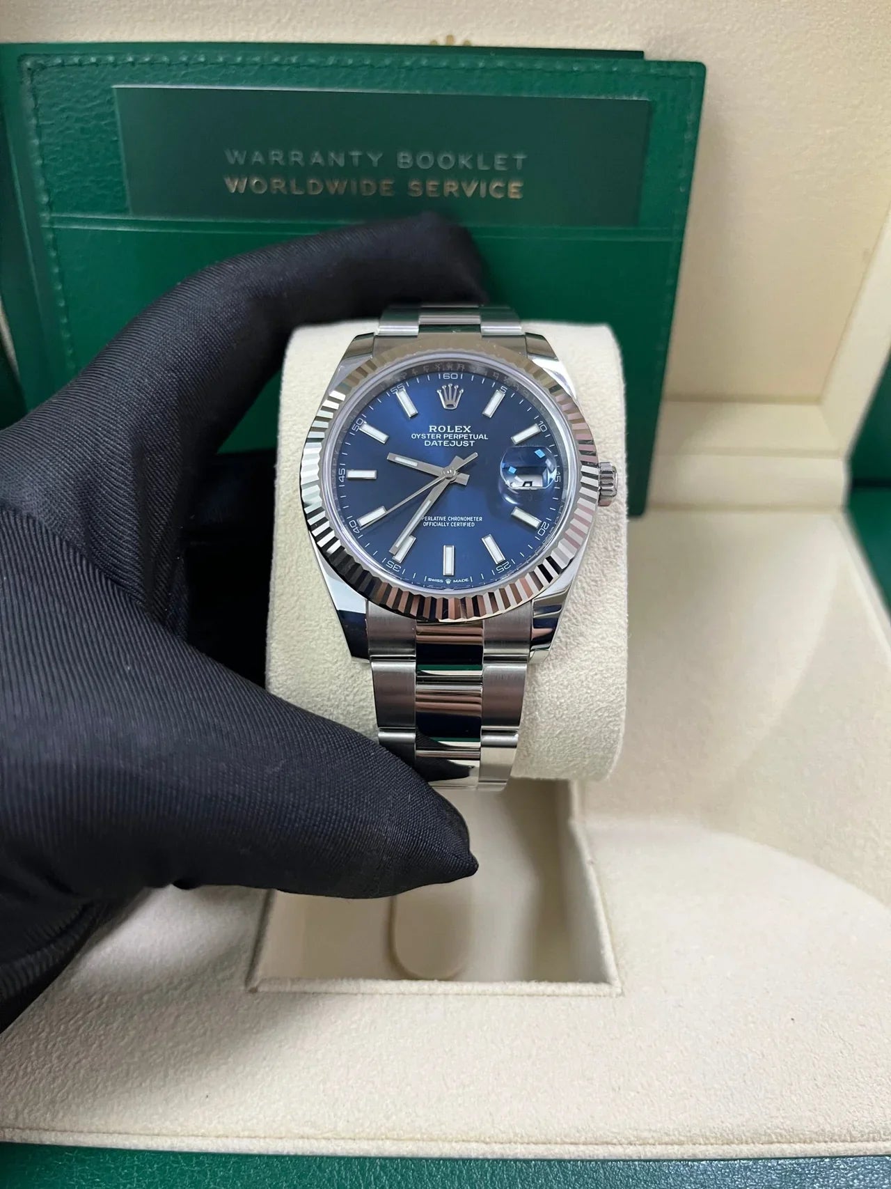 Datejust 41 mm Blu