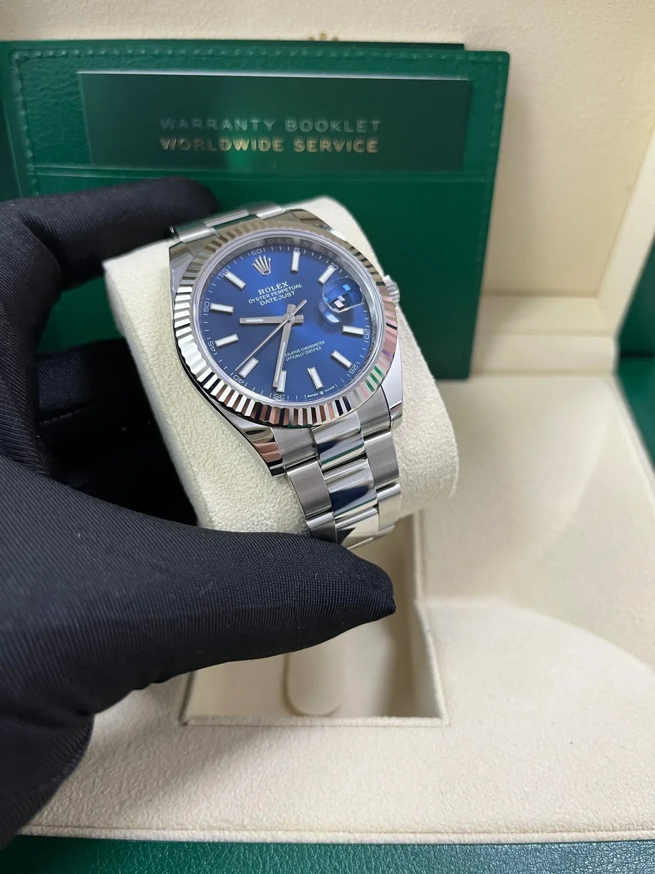 Datejust 41 mm Blu